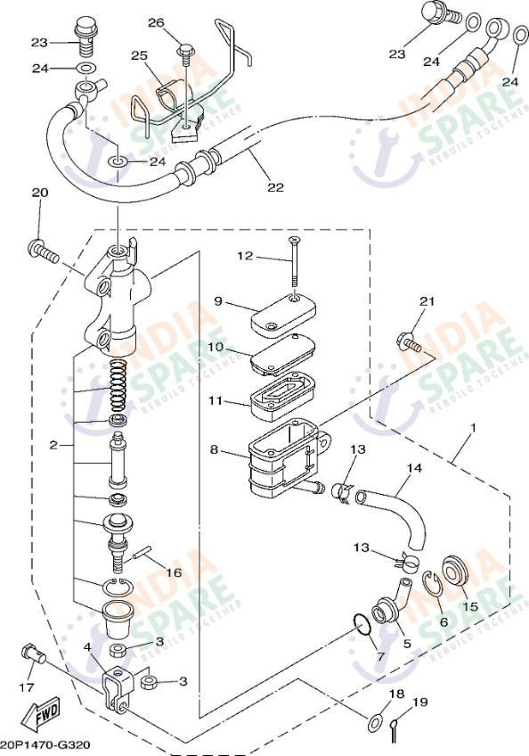 REAR MASTER CYLINDER